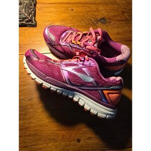 Brooks Ghost 8 Womens Running Shoes Pink Purple Orange 1201931B580 Size 9 B
